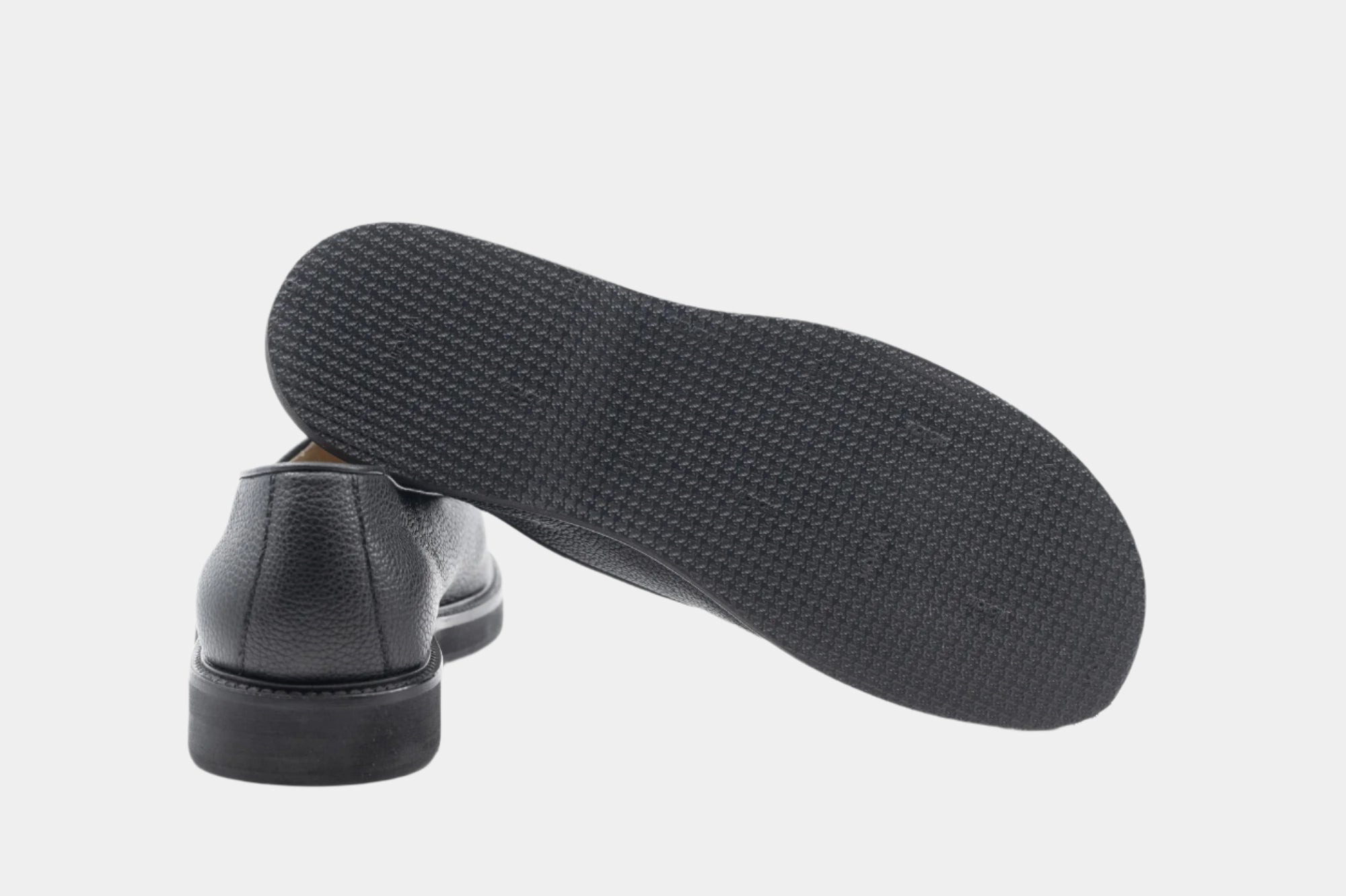 Clara tumbled leather black for men