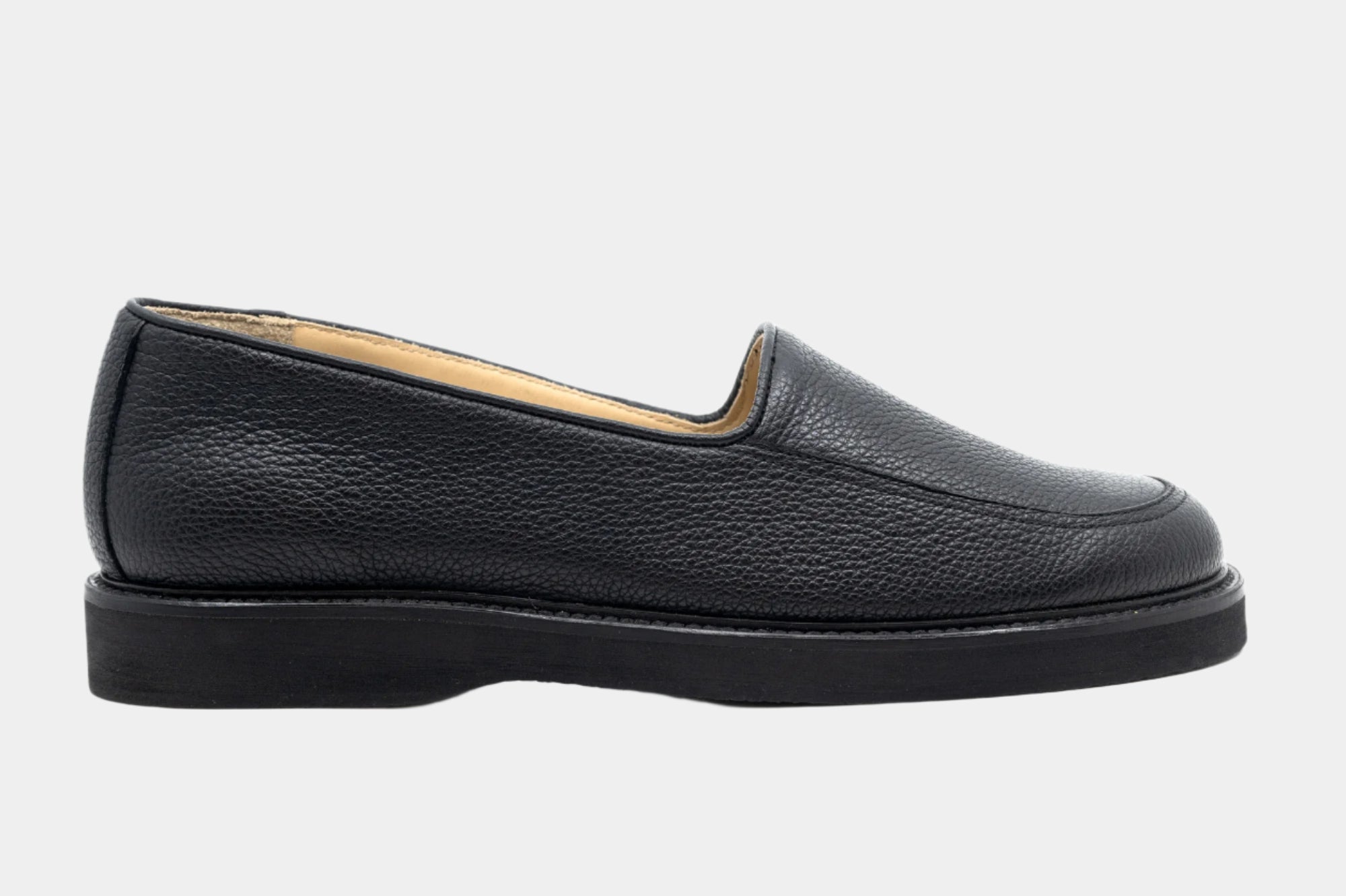 Clara tumbled leather black for men