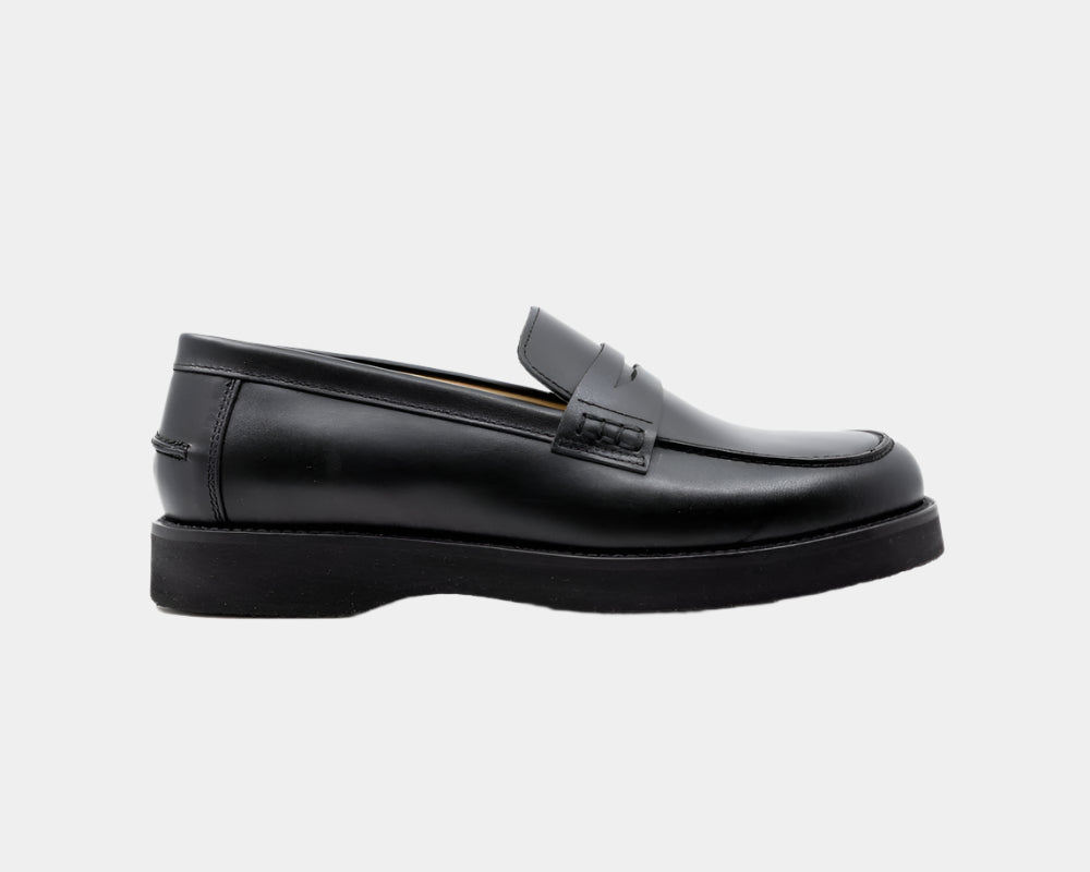 Seishou Suny Black Loafers Men