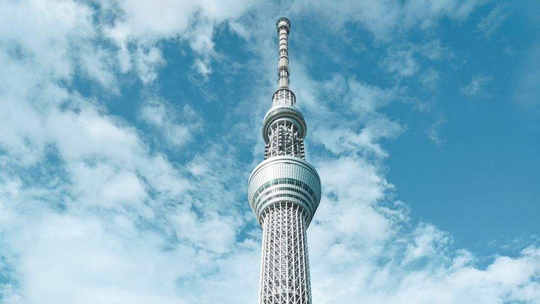Tokyo Skytree: The Tallest Building In Japan - view of the tower and the sky