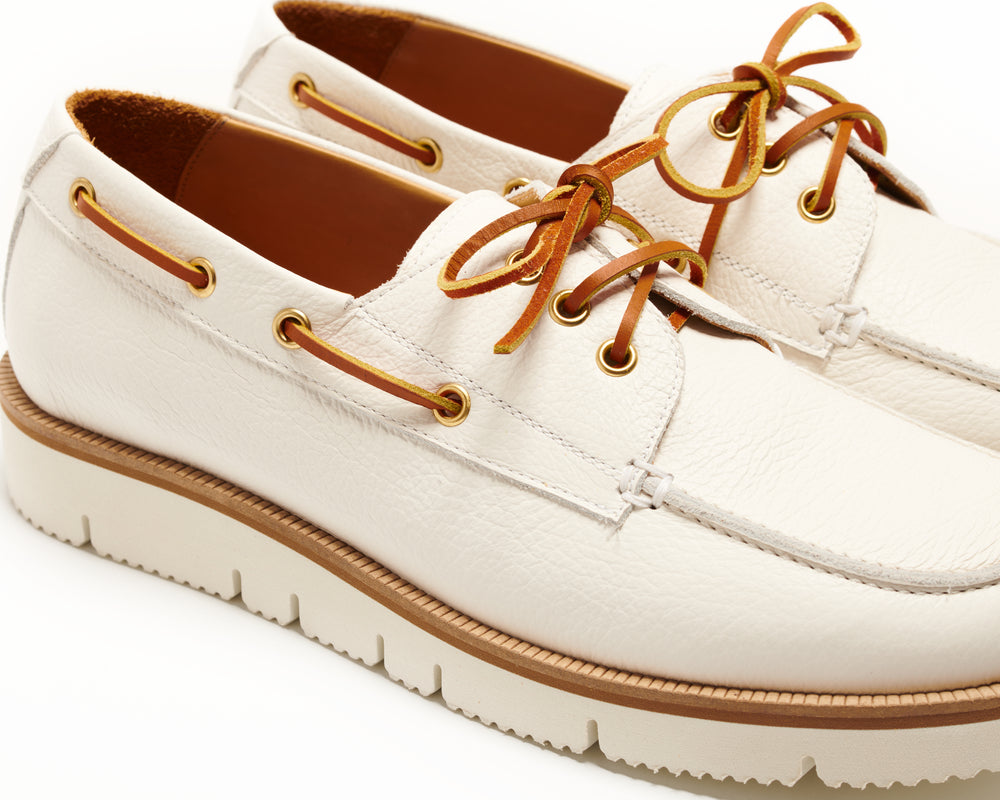 Hopkins Men s Boat Shoes White