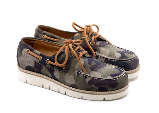 Hopkins Women's Boat Shoes - Camouflage