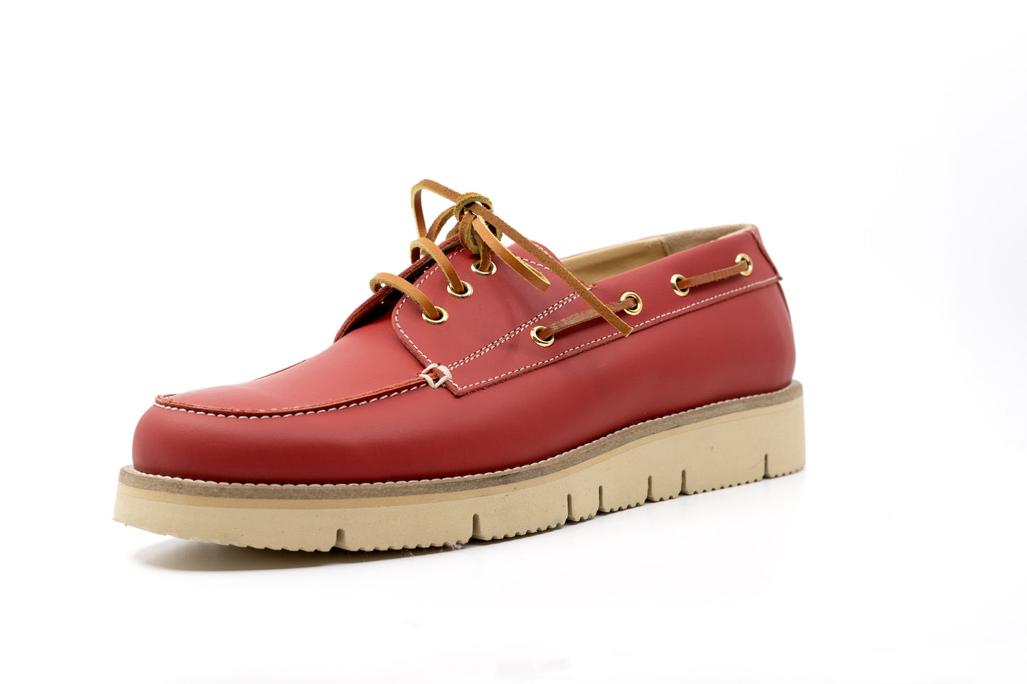 Hopkins Men's Boat Shoes - Red