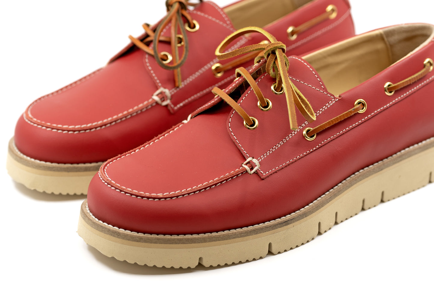 Hopkins Men's Boat Shoes - Red