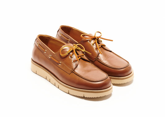 Hopkins Men's Boat Shoes - Light Brown