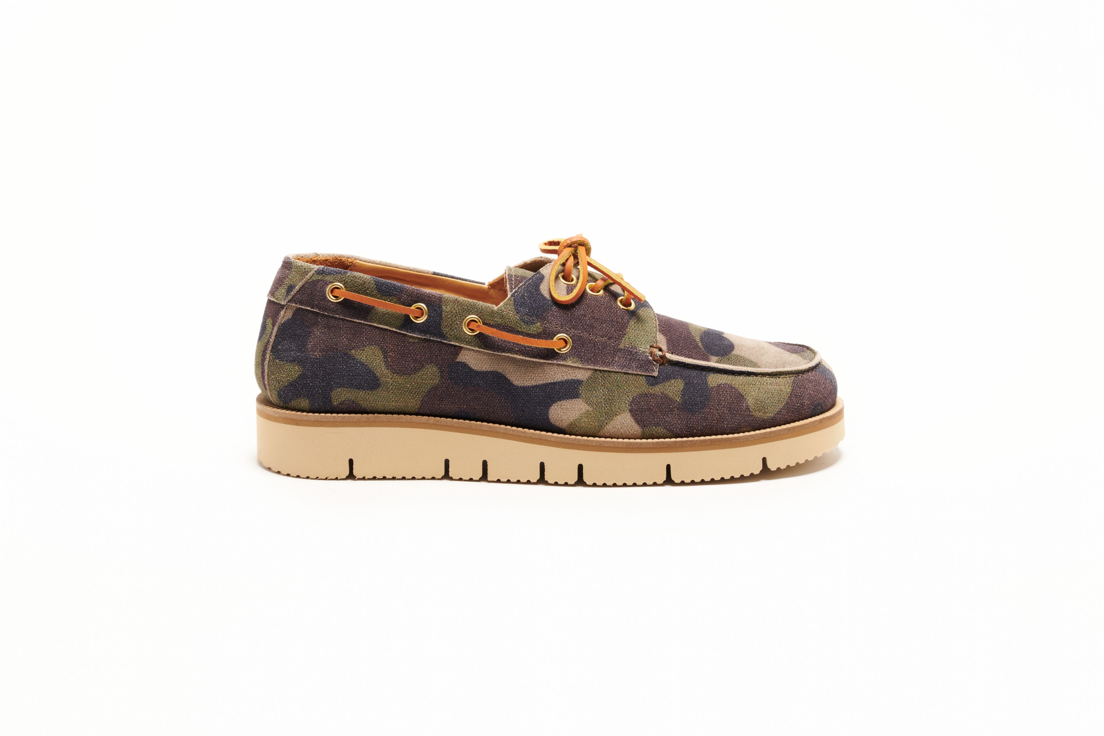 Camo sperrys on sale