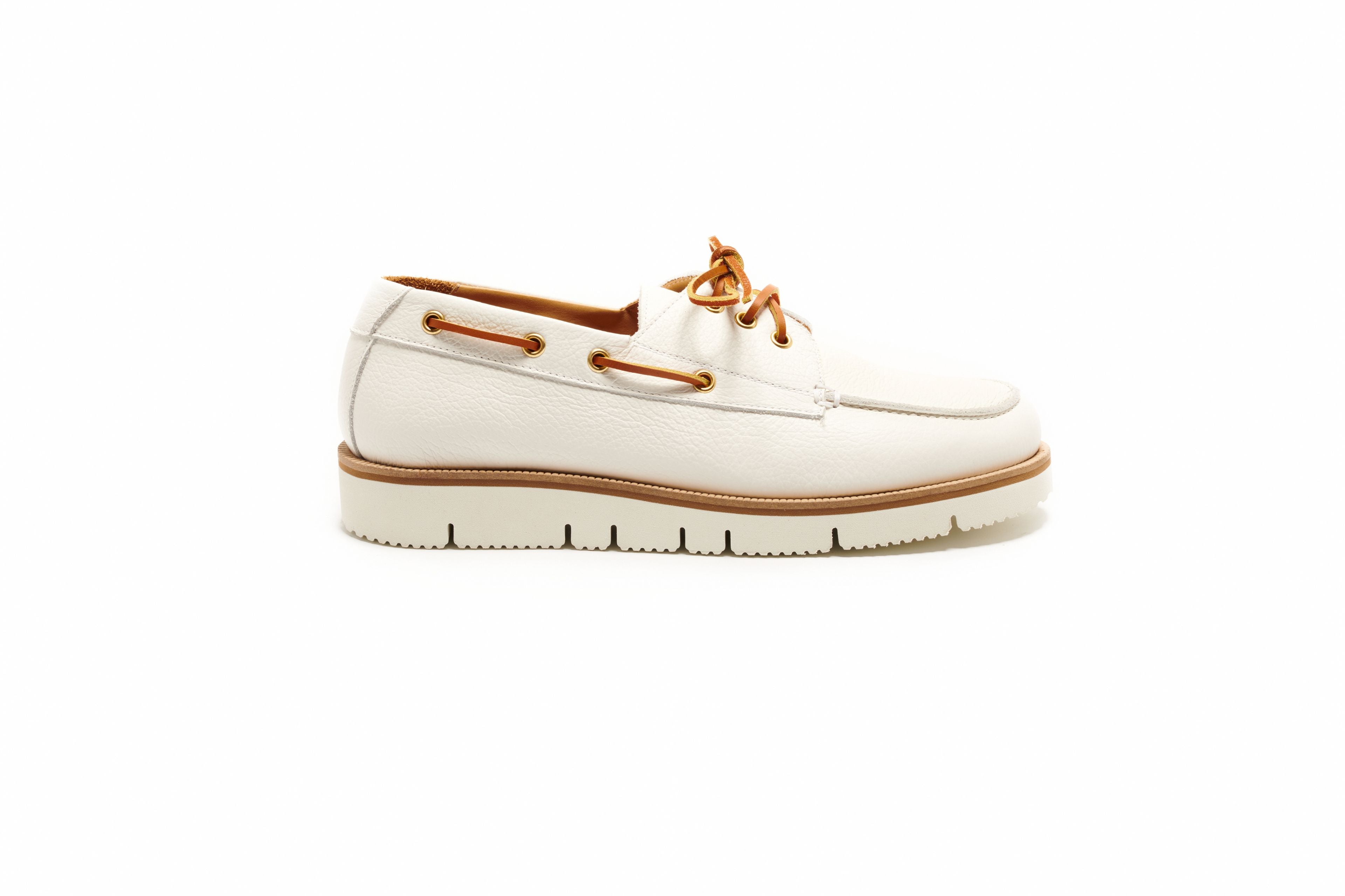 White louis cheap boat shoes