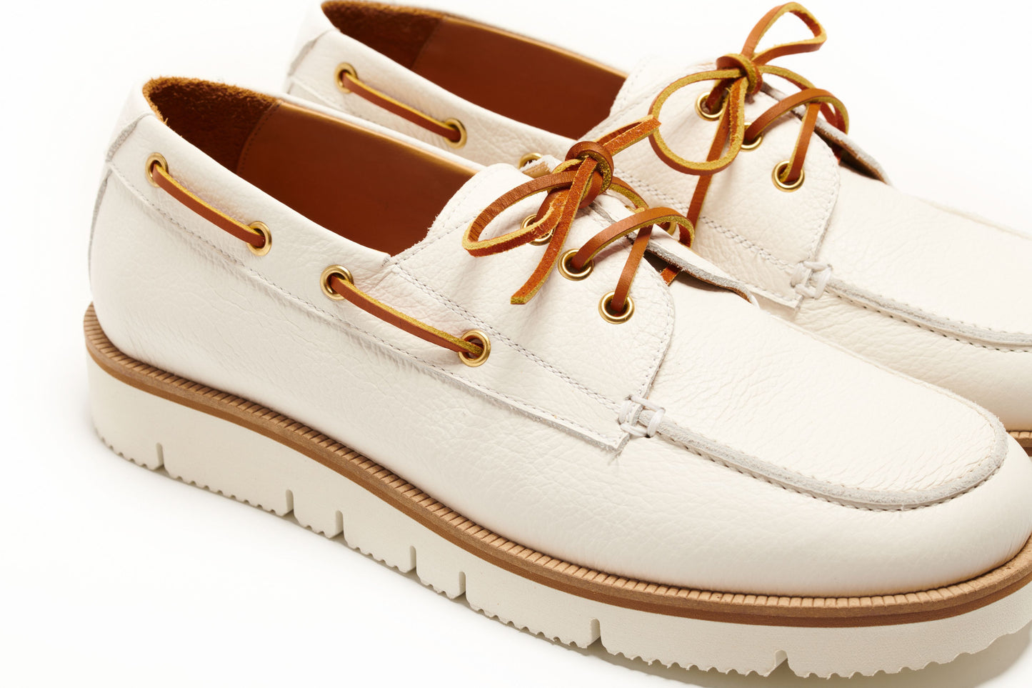 Hopkins Men's Boat Shoes - White
