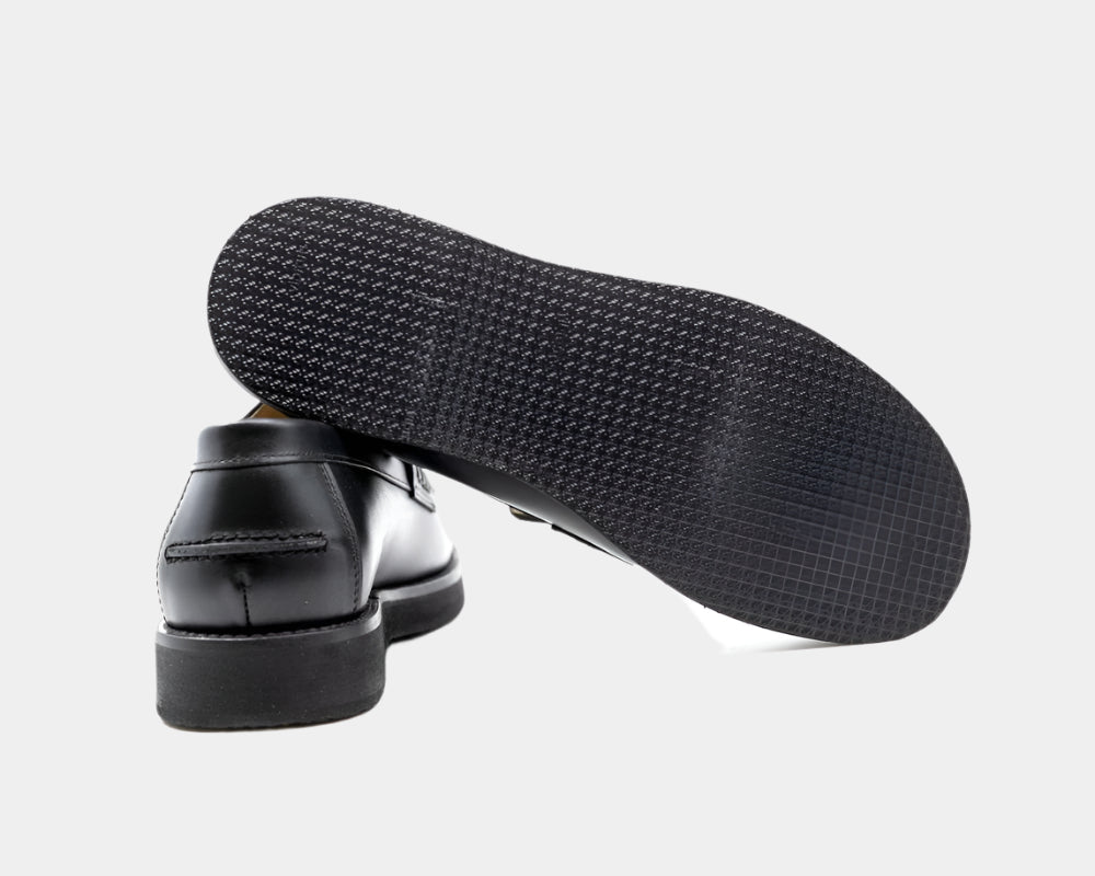 Seishou Suny Black Loafers Men